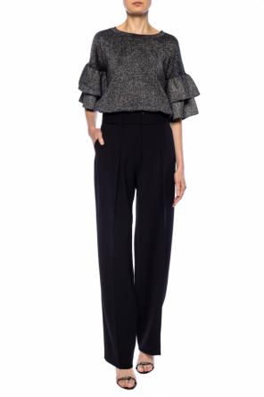 Glittered ruffled sweater, zdjęcie 2 Glittered ruffled sweater od Michael Kors